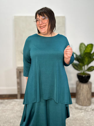 Kozan Dima Tunic, Teal Salt Vogue - Statement Boutique