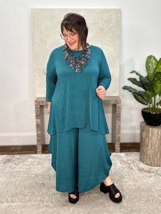 Kozan Dima Tunic, Teal Salt Vogue - Statement Boutique