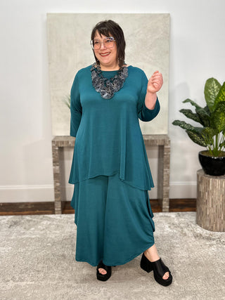 Kozan Dima Tunic, Teal Salt Vogue - Statement Boutique
