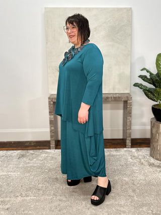 Kozan Dima Tunic, Teal Salt Vogue - Statement Boutique