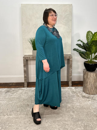 Kozan Dima Tunic, Teal Salt Vogue - Statement Boutique