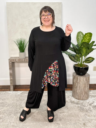 Kozan Domino Tunic, Black Vogue - Statement Boutique