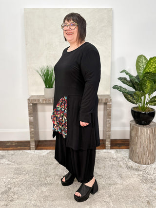 Kozan Domino Tunic, Black Vogue - Statement Boutique
