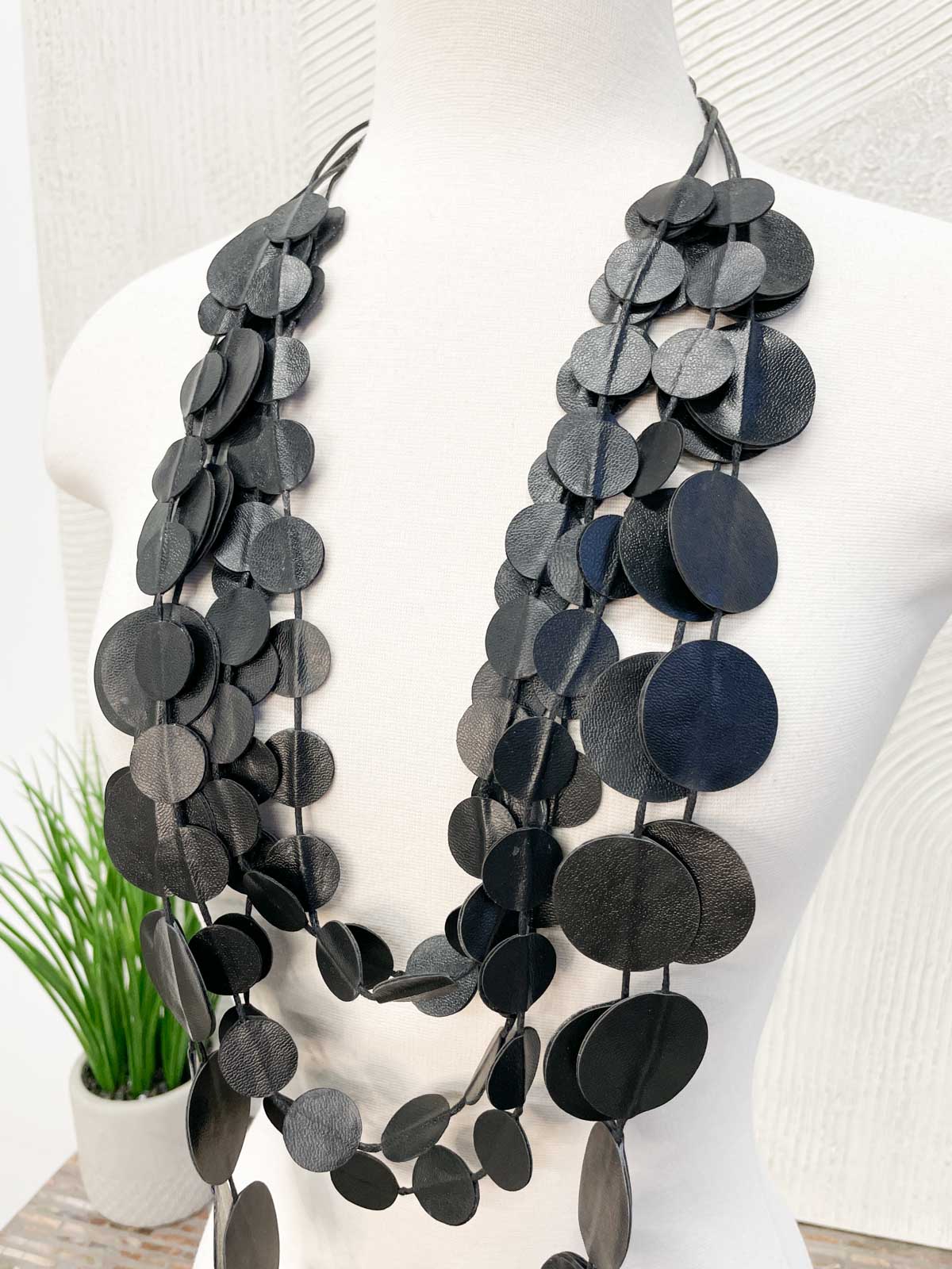 Kozan Harmony Necklace, Black - Statement Boutique
