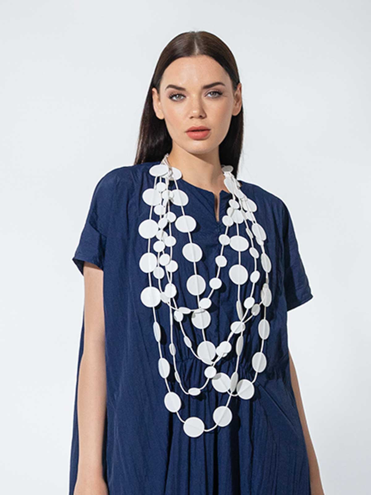 Kozan Harmony Necklace, White - Statement Boutique