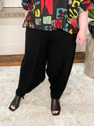 Kozan Jamil Pant, Black Tencel - Statement Boutique