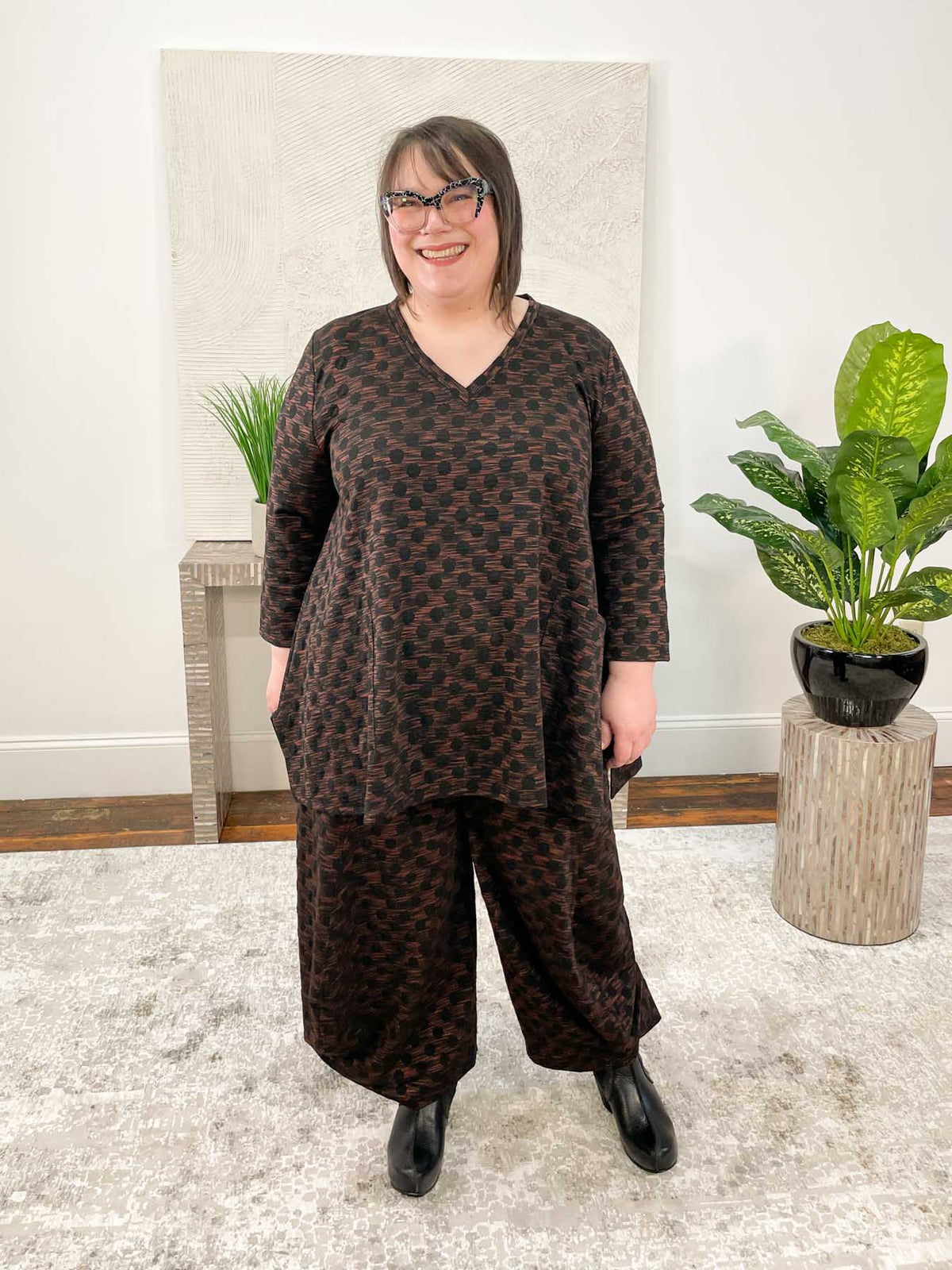 Kozan Jazz Tunic, Moon - Statement Boutique