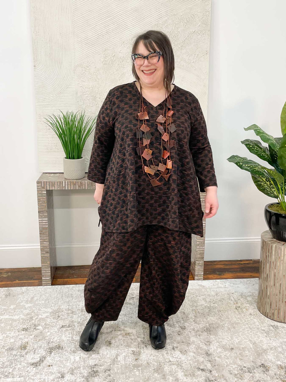 Kozan Jazz Tunic, Moon - Statement Boutique