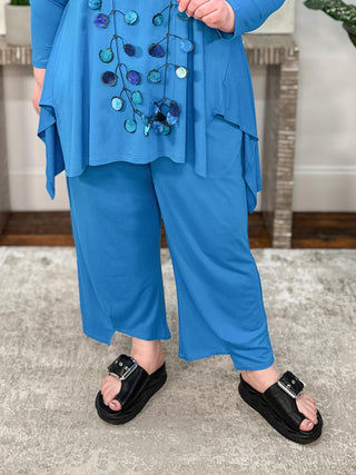 Kozan Jemma Pant, Turquoise Tencel - Statement Boutique