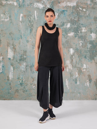 Kozan Jill Tank, Black Tencel - Statement Boutique