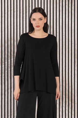 Kozan Juliette Top, Black Tencel - Statement Boutique