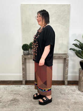 Kozan Kami Top, Black Crepe - Statement Boutique
