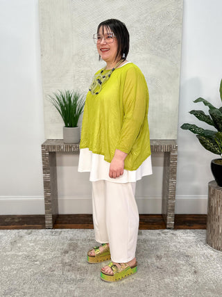 Kozan Mayim Top, Cabbage Crush Mesh - Statement Boutique