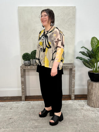 Mayim Top, Limoncello Mesh