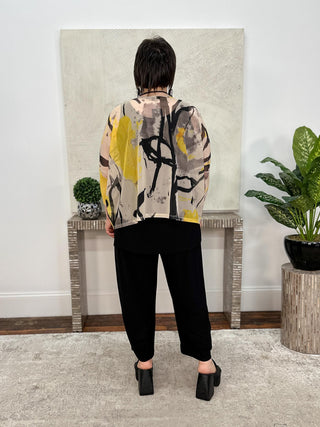 Mayim Top, Limoncello Mesh