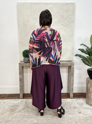 Mayim Top, Sangria Mesh