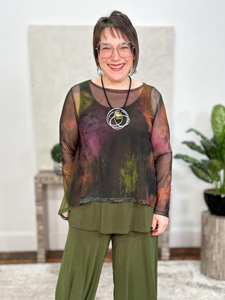 Mila Topper, Loden Mesh