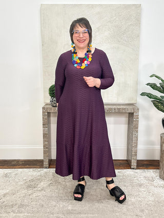 Mimosa Dress, Prune