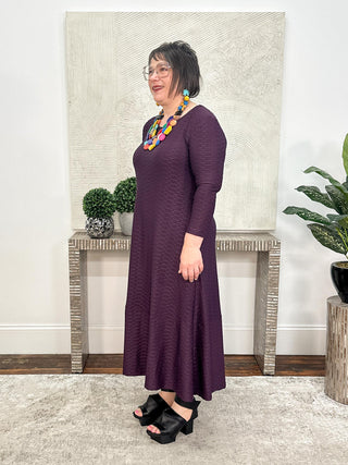 Mimosa Dress, Prune