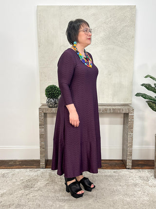 Mimosa Dress, Prune