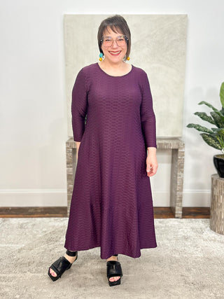 Mimosa Dress, Prune