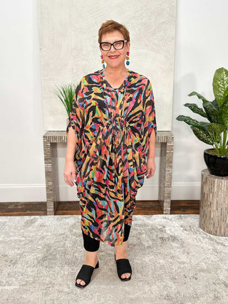Kozan Mona Kimono, Candy Mesh - Statement Boutique
