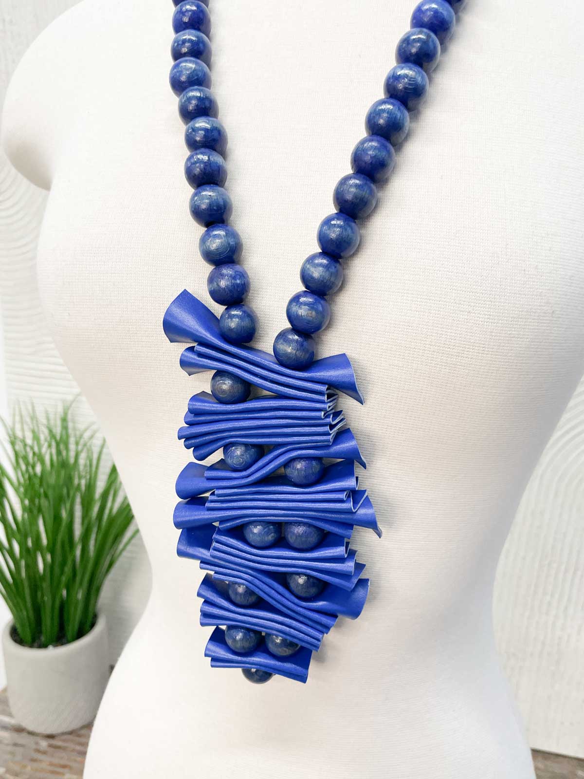 Kozan Swing Necklace, Cobalt - Statement Boutique