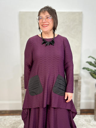 Trinity Tunic, Prune
