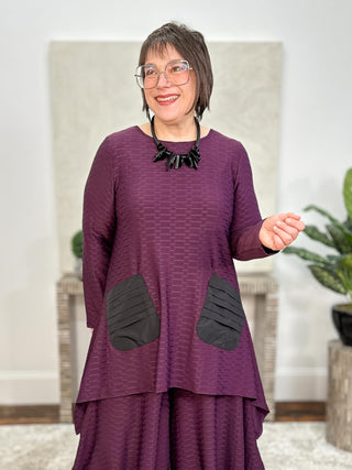 Trinity Tunic, Prune
