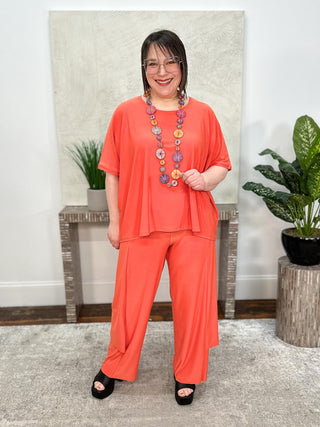 Kozan Truli Tom Pant, Tangerine - Statement Boutique
