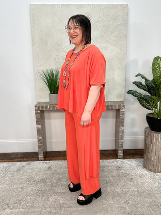 Kozan Truli Tom Pant, Tangerine - Statement Boutique
