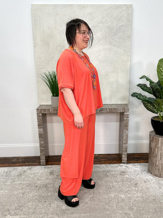 Kozan Truli Tom Pant, Tangerine - Statement Boutique