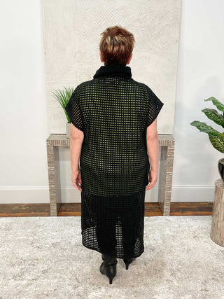 Link Bomu Tunic, Black/Green - Statement Boutique