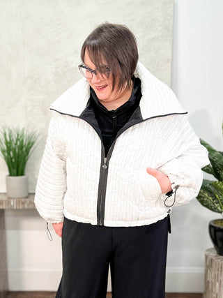 Link Senegal Jacket, White - Statement Boutique