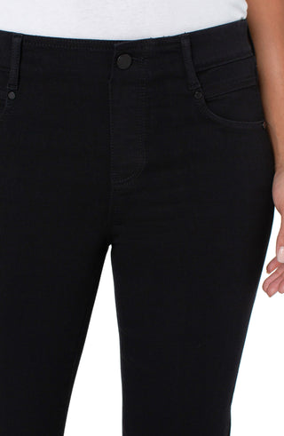 Liverpool Los Angeles Gia Glider Slim 29", Overdye Black - Statement Boutique