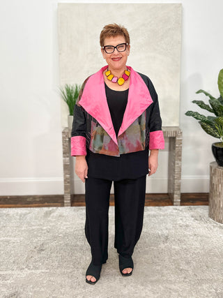 Luukaa Glow Reversible Jacket, Pink - Statement Boutique