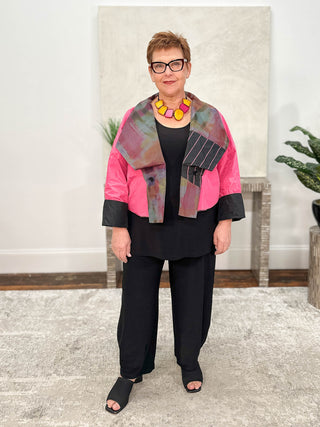 Luukaa Glow Reversible Jacket, Pink - Statement Boutique