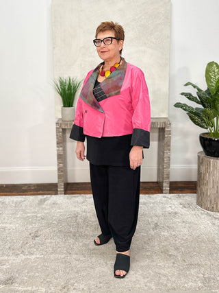 Luukaa Glow Reversible Jacket, Pink - Statement Boutique