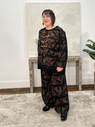 Cinema Tunic, Smoky Print