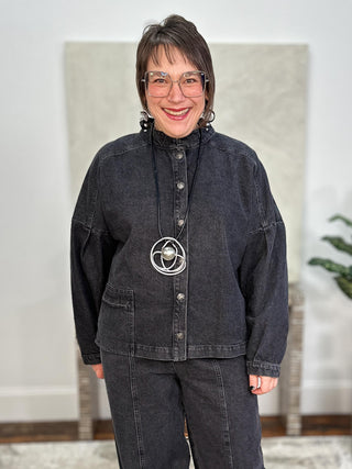 Grafit Cleo Denim Jacket, Black