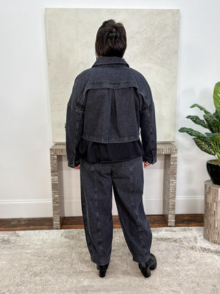 Grafit Sasha Denim Jacket, Black