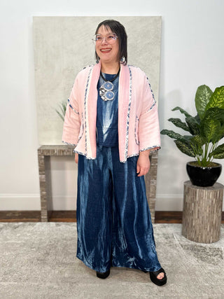 Luukaa Noma Short Reversible Jacket, Original Pink - Statement Boutique