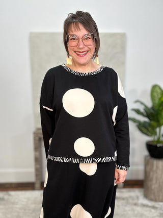 OpArt Asta Top, Polka Dots