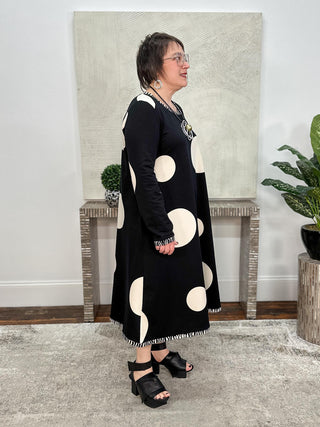 OpArt Sofia Dress, Polka Dots