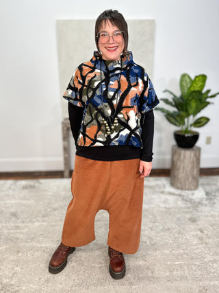 Silva Eleanor Top, Earth Print