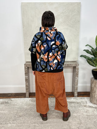 Silva Eleanor Top, Earth Print