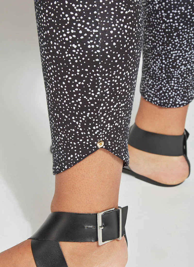 Lysse Jasmyne Crop Pattern Legging, Fizz Dot Black - Statement Boutique