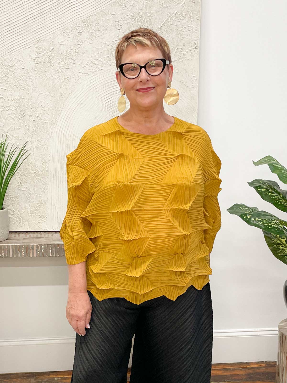 MC Oasis Magic Shirt, Mustard - Statement Boutique