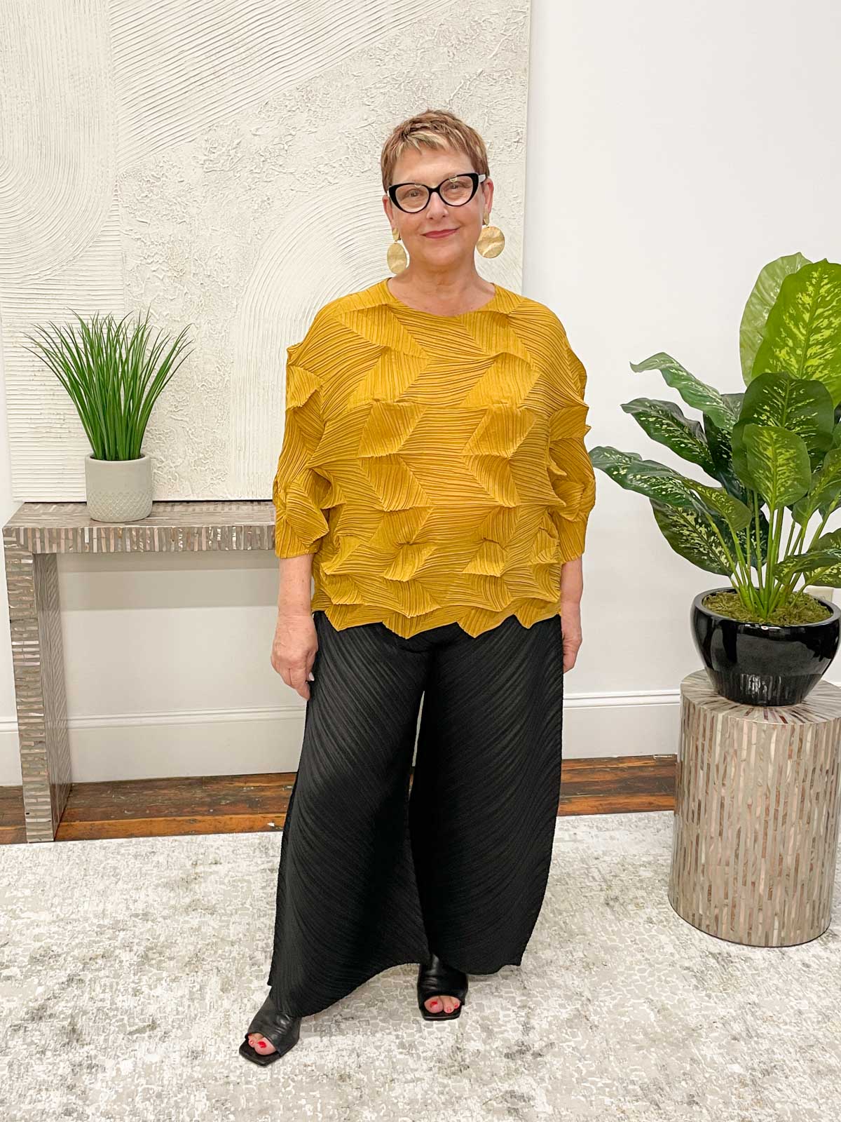 MC Oasis Magic Shirt, Mustard - Statement Boutique