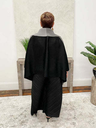 MC Oasis Two Tone Kimono Jacket, Black/Grey - Statement Boutique
